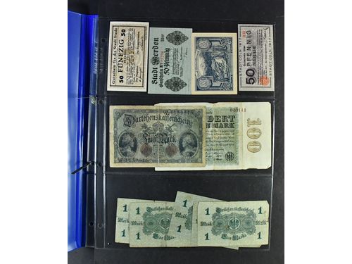 Banknotes, Europe. More than 100 banknotes, Russia, Germany and Austria, 1920s, mixed quality.  .
