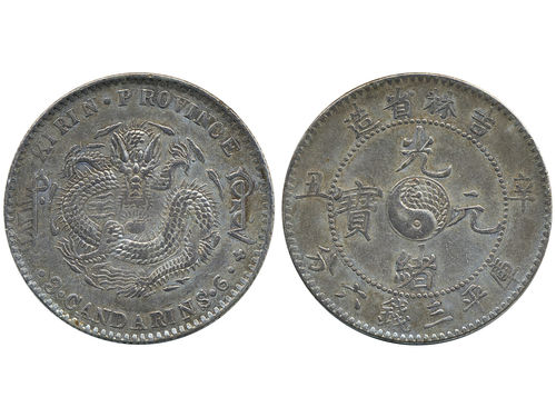 Coins, China, Kirin Province. L&M- 538, 50 cents 1901. VF.