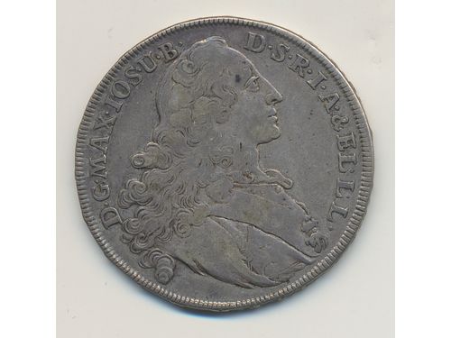 Coins, Germany, Bavaria. KM 519.1, 1 thaler 1768. 27.83 g. VF.