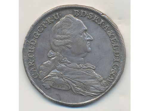 Coins, Germany, Bavaria. KM 563, 1, 1 thaler 1778. 27.95 g. XF.
