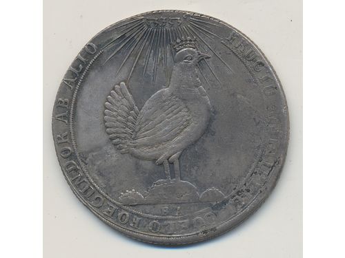 Coins, Germany, mixed. KM 14, 1 thaler 1693. 29.00 g, BA, has been mounted 12 o'clock. F.