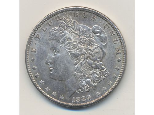 Coins, U.S.A. KM 110, 1 dollar 1889. 26.69 g. XF-UNC.