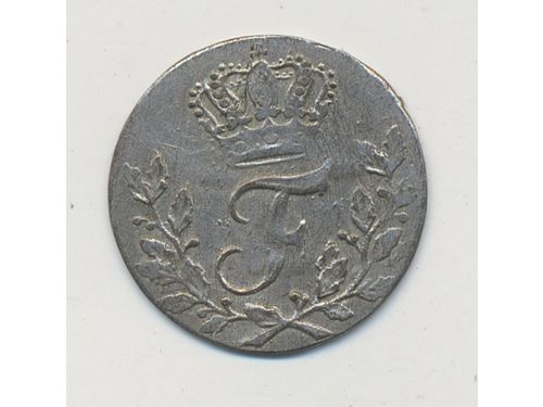 Coins, Sweden. Fredrik I, SM 168, 1 öre 1733. 1.12 g, SMB 182. 1+.