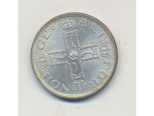 Coins, Norway. Haakon VII, Sieg 37 (NM81), 25 øre 1915. 2.42 g. XF-UNC.