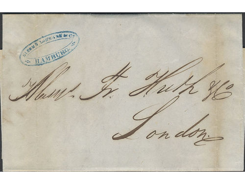Sweden. Foreign-related cover. Great Britain. Consignee's letter dated 