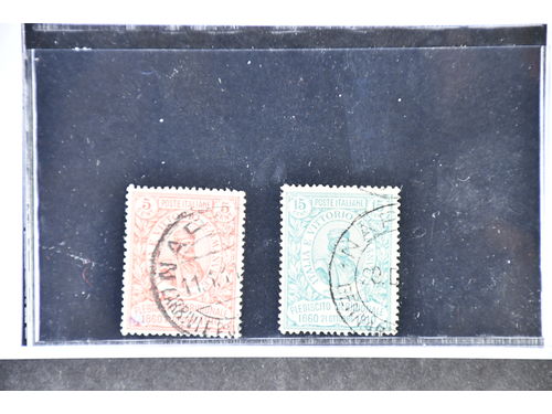 Italy. Michel 97–98 used, 1910 Garibaldi SET (2). EUR 280