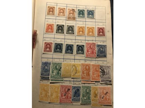 Ecuador. ★/⊙. Collection 1881-1960 incl. dupl. Containing e.g. Official stamps and other Back-of the book. (650)