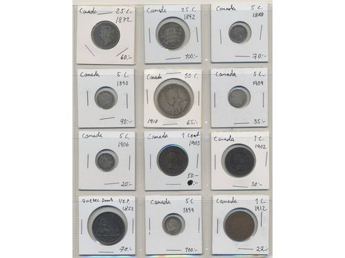 Coins, ALL WORLD. Canada and Great Britain, in total 56 pcs. Please inspect!  .