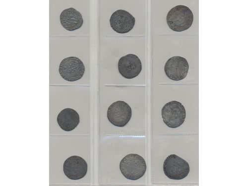 Coins, Europe. Group of 19 mostly medieval coins from Europe including many from France. Please inspect! F-XF.