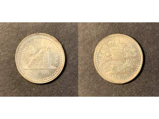 Guatemala 1/2 real 1880/770, UNC