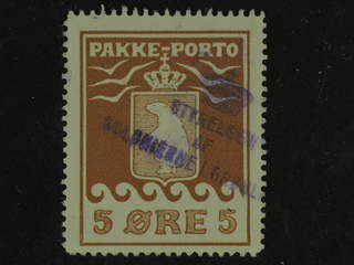 Denmark Greenland. Facit P6 used , 5 øre brown. Pmk Styrelsen af Kolonierne. Good …