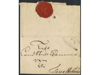 Sweden. A county. STOCKHOLM, ribbon postmark type 3 on cover sent to Tavastehus, …