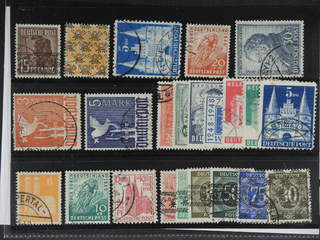 Germany American and British Zone. Used 1947–49. All different, e.g. Mi 41 I, 45 II, 100 …
