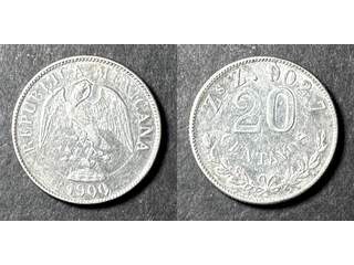 Mexiko 20 centavos 1900 ZsZ, AU