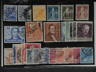 Germany Berlin. Used 1948–54. All different, e.g. Mi 13, 15, 27, 36, 38-39, 63, 67, 74, …