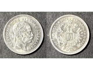Österrike Franz Joseph I (1848-1916) 10 kreuzer 1872, UNC