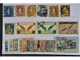 Switzerland. Used 1882–1938. All different, e.g. Mi 62, 63B, 64, 77, 94, 108, 145, …