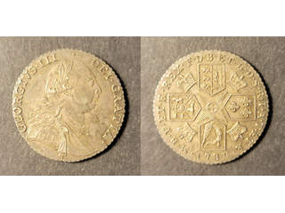 Great Britain George III (1760-1820) 1 shilling 1787, AU/UNC