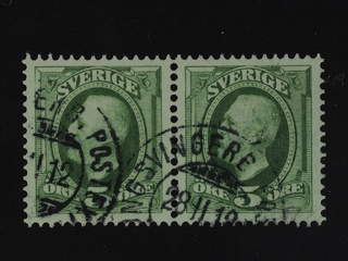 Sweden. Facit 52. NORWAY. Norwegian TPO cancellation KONGSVINGERB. POSTEX. 28.II.12 …