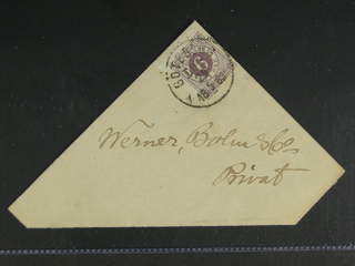 Sweden. Facit 31 cover , 6 öre on beautiful local cover cancelled GÖTEBORG LBR 29.5.1883.