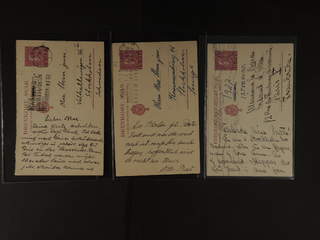 Sweden. Postal stationery, double postcard Facit bKd22 , Origin part 15 öre sent to …