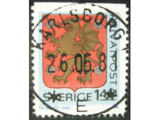 Sweden. Facit 1162 used , 1981 Discount stamps 1.40 Kr Östergötland. EXCELLENT …