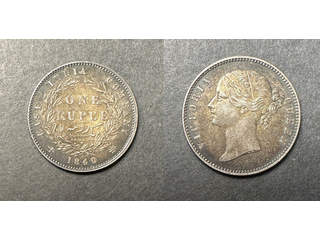 Indien  Queen Victoria (1837-1901) 1 rupee 1840, XF