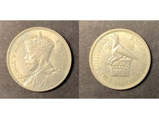 Sydrhodesia George V (1910-1936) 1 shilling 1936, XF-UNC