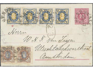 Sweden. Postal stationery, letter card Facit kB4, 61, 62 , Letter card 10 öre …