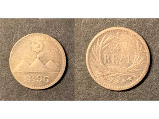 Guatemala 1/4 real 1896, UNC