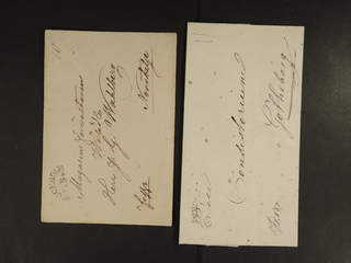 Sweden. A county. STOCKHOLM FR.BR. General mail. Type 4 on two covers sent to Gothenburg …