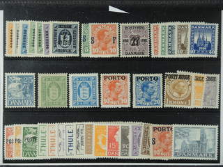 Denmark. ★ 1875–1936. All different, e.g. F 124-30, 168-69, 180, 194-98, 231, Tj 9, Tj …