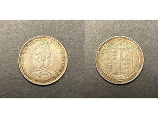 Storbritannien  Queen Victoria (1837-1901) 1 shilling 1887, UNC