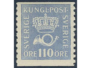 Sweden. Facit 169a ★★ , 110 öre greyish ultramarine-blue on greenish paper. Signed BG.