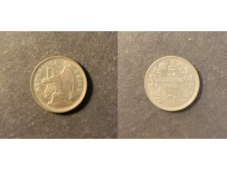 Chile 5 centavos 1922, UNC