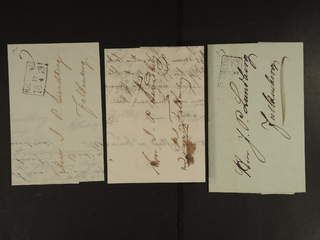 Sweden. N county. HALMSTAD, rectangular postmark. Type 2 on three covers sent to …