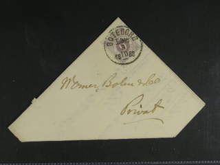 Sweden. Facit 31 cover , 6 öre on local cover cancelled GÖTEBORG LBR 9.10.1883. Superb.