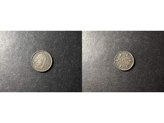 Storbritannien George V (1910-1936) 6 pence 1928, AU-UNC