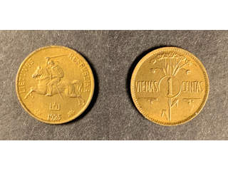 Litauen 1 centas 1925, XF-UNC