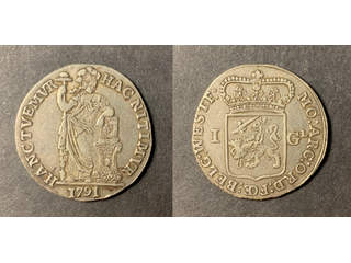 Nederländerna West Friesland 1 gulden 1791, VF