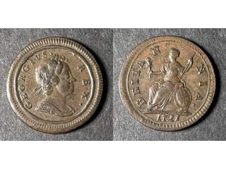 Storbritannien George I (1714-1727) 1 farthing 1721, AU