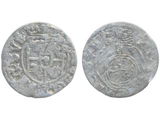 Coins, Swedish possessions, Elbing. Gustav II Adolf, SB 7, 1/24 taler 1635. 0.90 g. 1/1+.