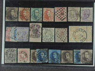 Belgium. Used 1849–1905. All different, e.g. Mi 1, 9 II, 10B, 13B, 17, 33, 35-38, and …