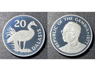 Gambia 20 dalasis 1977, PROOF