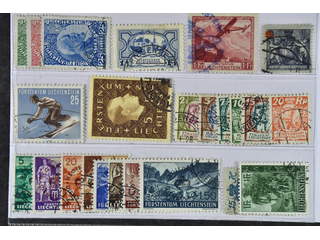 Liechtenstein. Used 1912–57. All different, e.g. Mi 1-3x, 65-70, 71, 113, 185, 336, …