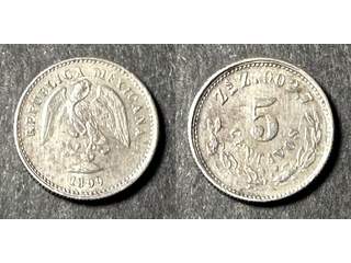 Mexiko 5 centavos 1899 Zs, AU/UNC