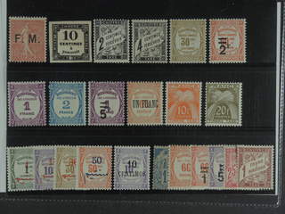 France. ★ 1859–1946. Back of the book material. All different, e.g. Mi Military 4, …