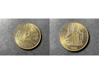 Island 2 kronúr 1958, UNC