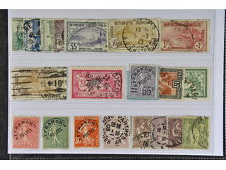 France. Used 1876–1925. All different, e.g. Mi 128-34(short perf), 149, 183, 199. Mostly …
