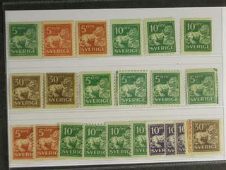 Sweden. ★ 1920-34. Standing Lion, All different, e.g. F 140Acx, 141, 142Acc, …